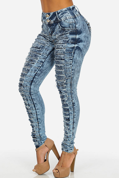 mid waist jeans