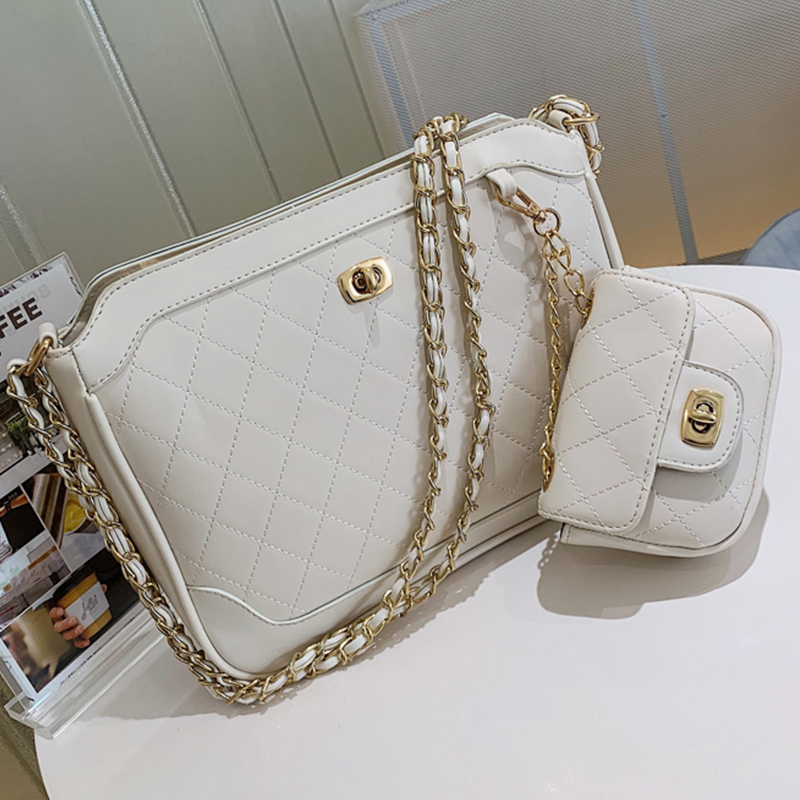 Lovely Casual Chain Strap White Messenger BagLW | Fashion Online For ...