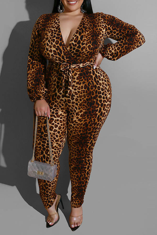 leopard print tracksuit plus size