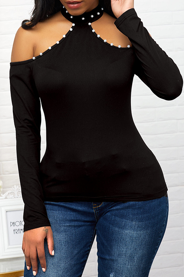 casual cold shoulder tops