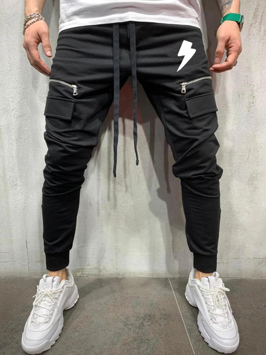 Lovely Casual Pocket Patched Black Men PantsLW | Fashion Online For ...