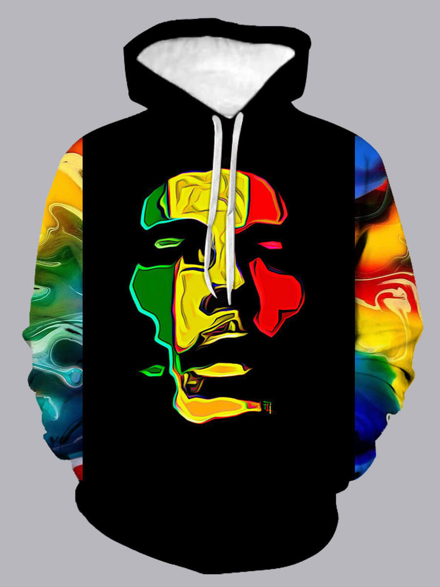 mens graffiti hoodie