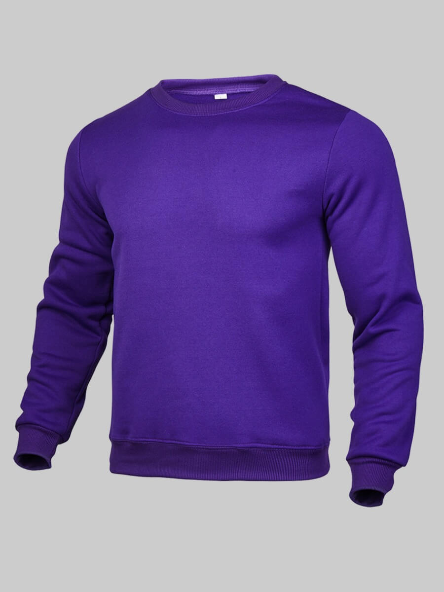 Lovely Casual O Neck Nonelastic Purple Men HoodieLW Fashion Online